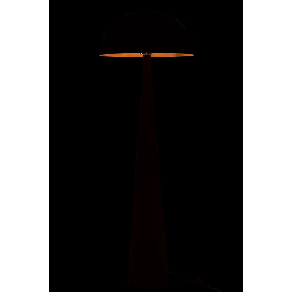 Lampe de table J-Line Mushroom - métal - noir