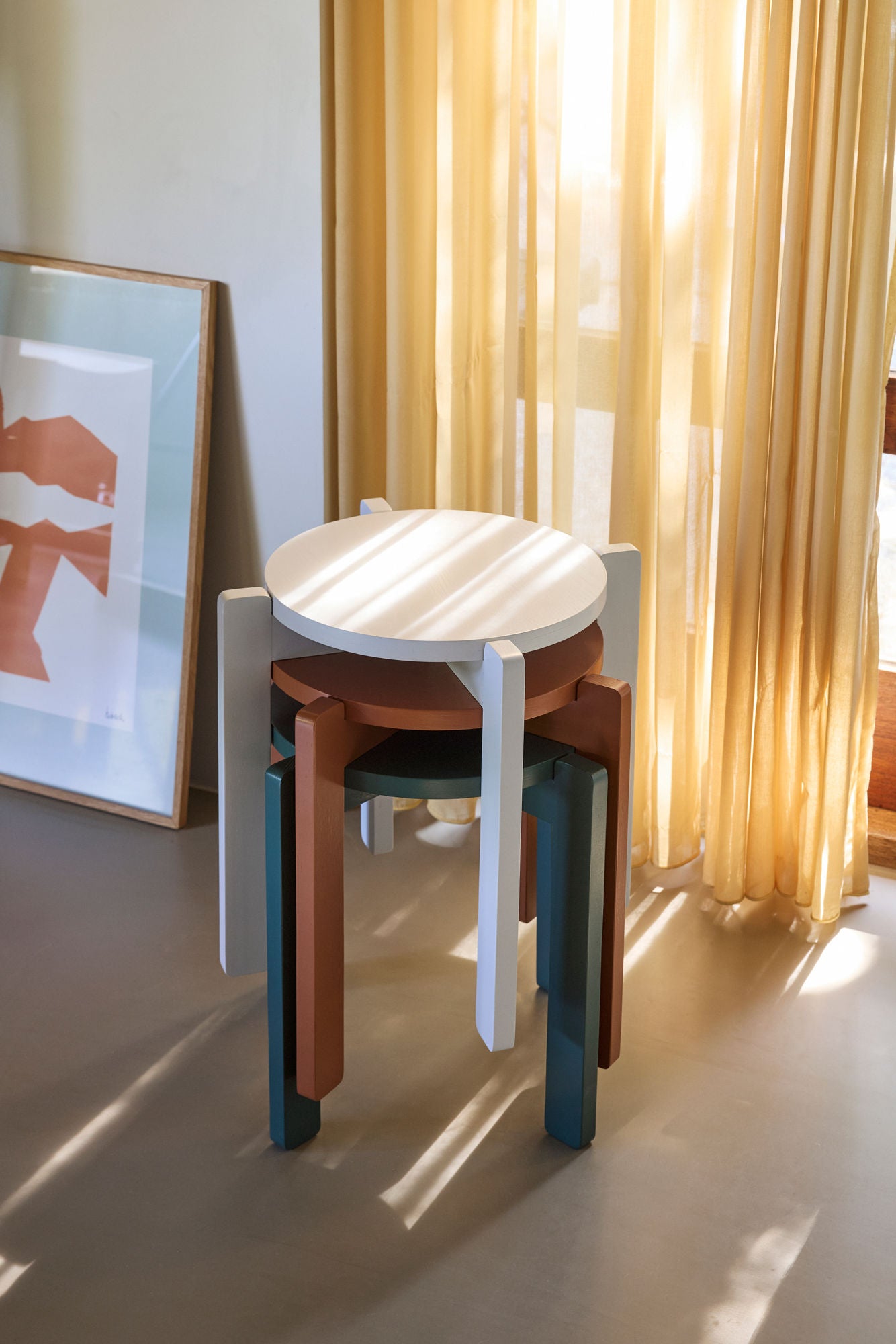 Hübsch Always Tabouret Orange