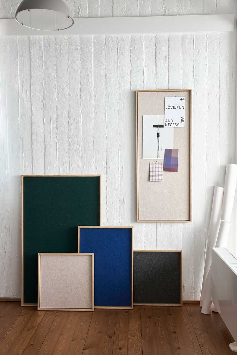 Tableau d'affichage Hemverk Recy – Feutre beige – 4 tailles.