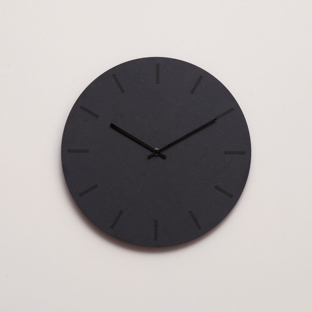 Horloge murale Hemverk DK Poudre Noir – Ø28/Ø38 cm