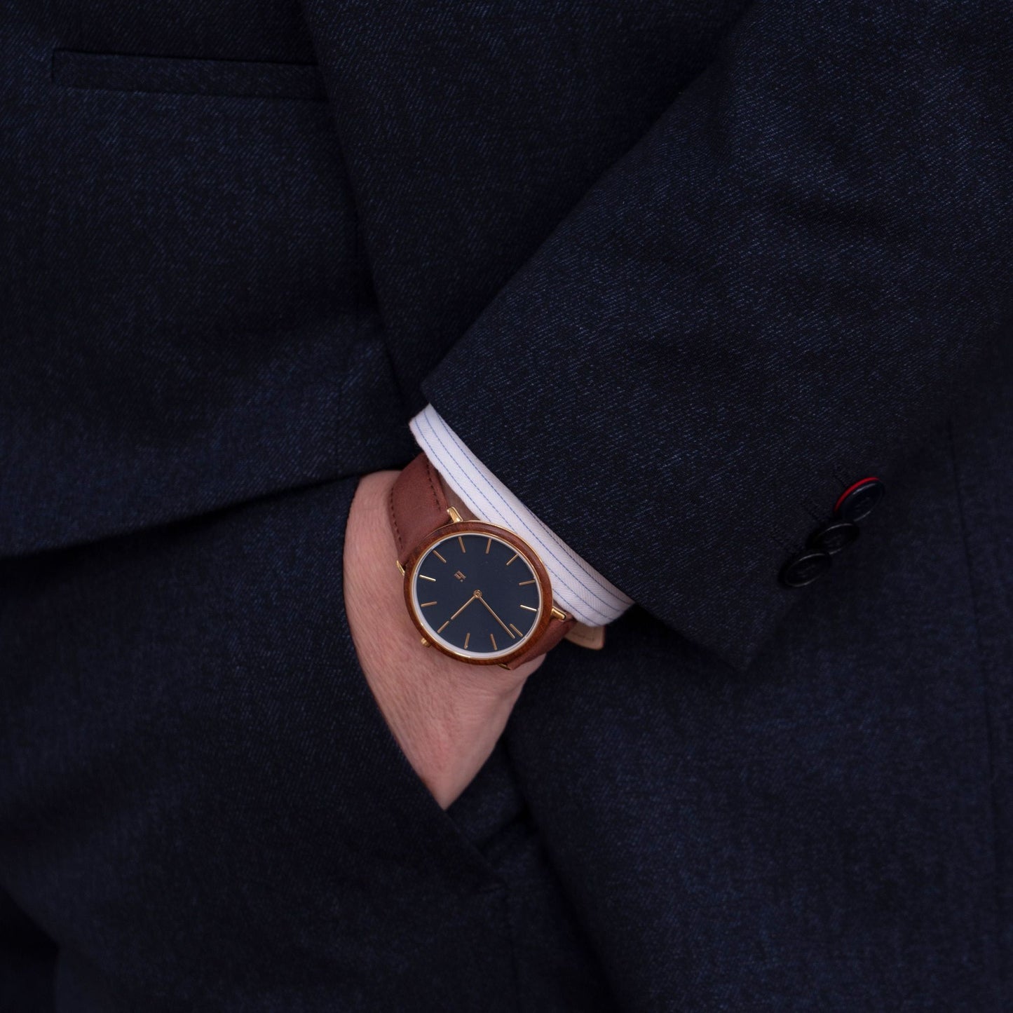 Horloge murale Hemverk DK Rose poudré – Ø28/Ø38 cm