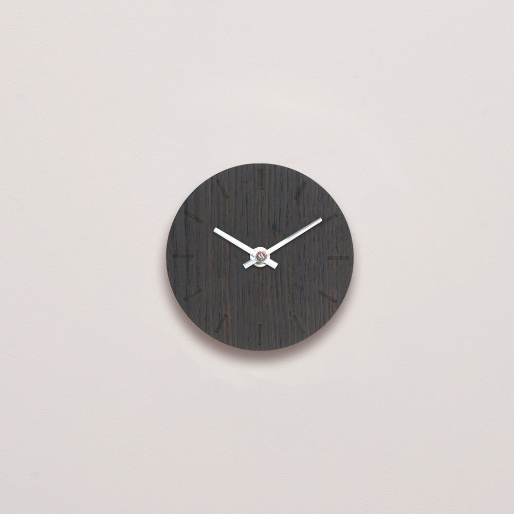 Horloge Hemverk chêne foncé - Ø12cm