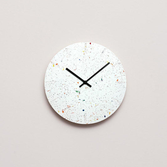 Hemverk RECY mural - Ø25 cm - Horloge