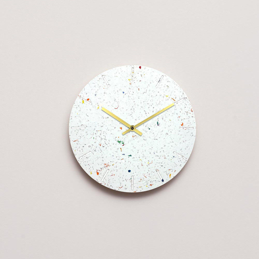 Hemverk RECY mural - Ø25 cm - Horloge