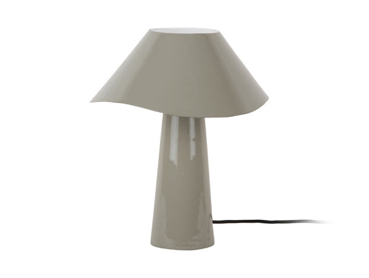 Lampe de table Leitmotiv Ameno émail gris foncé