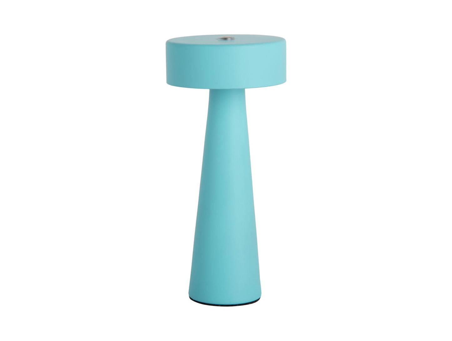 Lampe de table Leitmotiv Mini Anneau LED bleu turquoise
