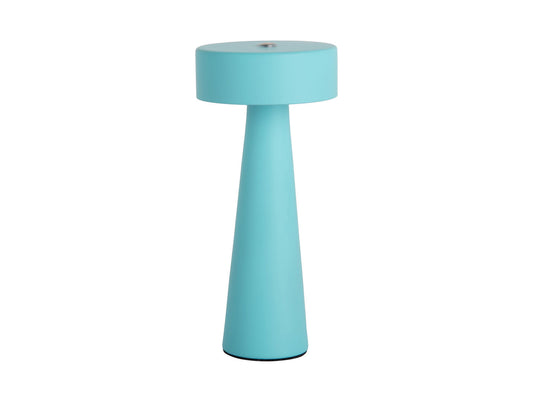 Lampe de table Leitmotiv Mini Anneau LED bleu turquoise