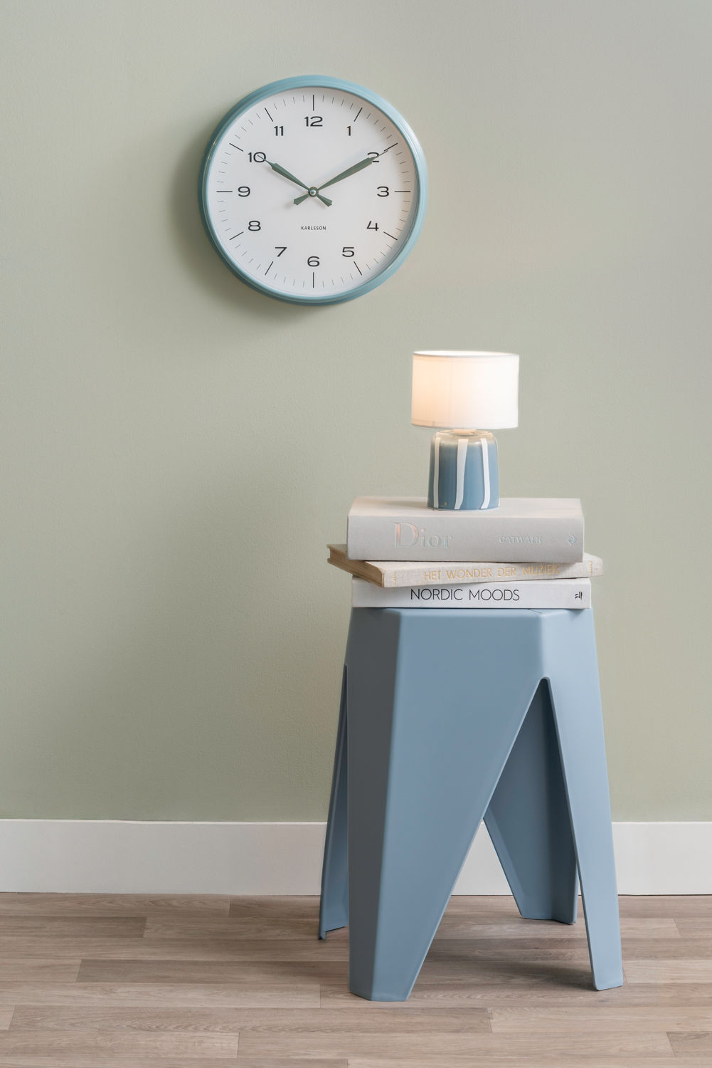 Lampe de table Leitmotiv Verano LED bleu jean