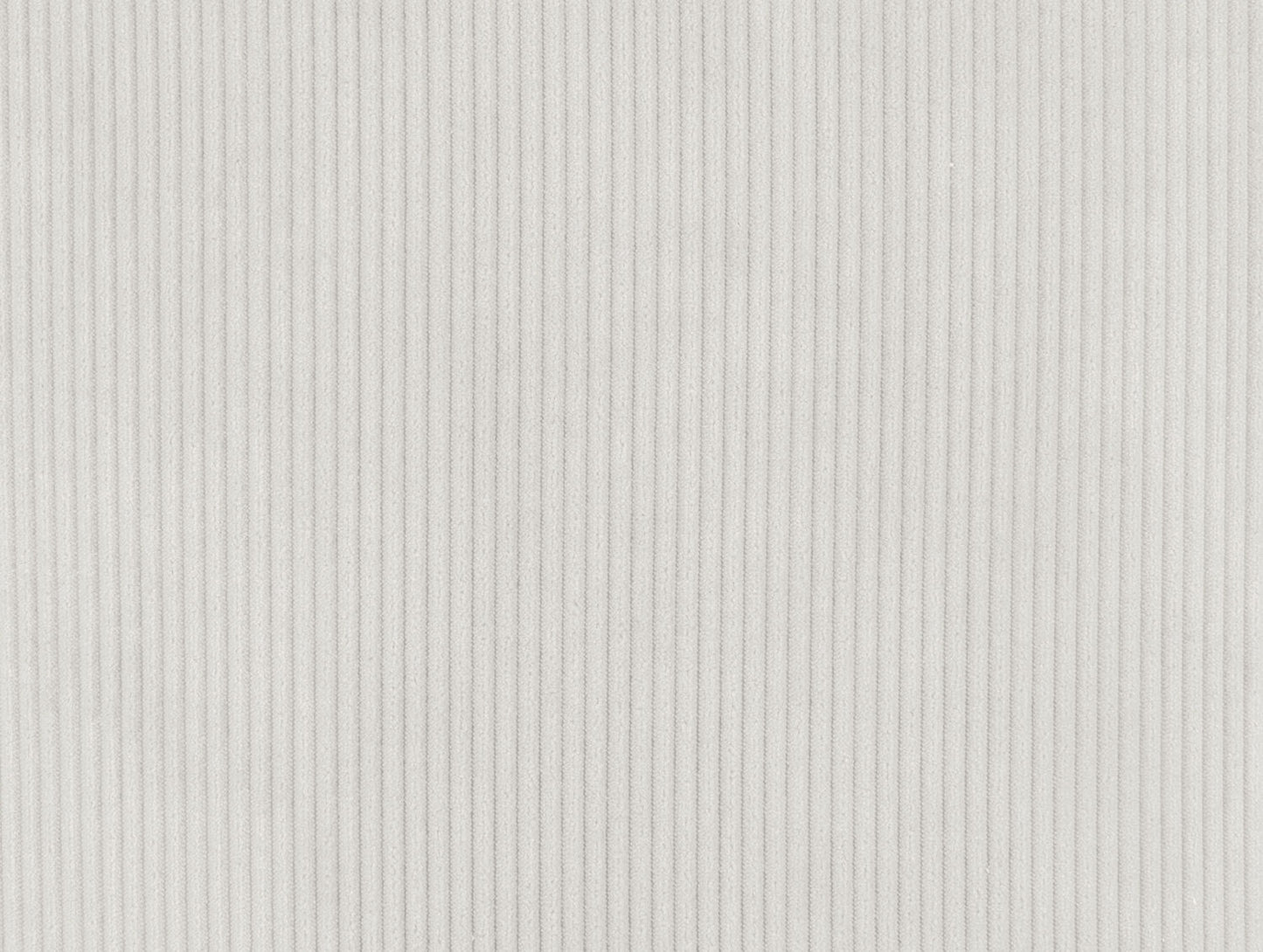 Chaise Leitmotiv Vigor en velours côtelé blanc