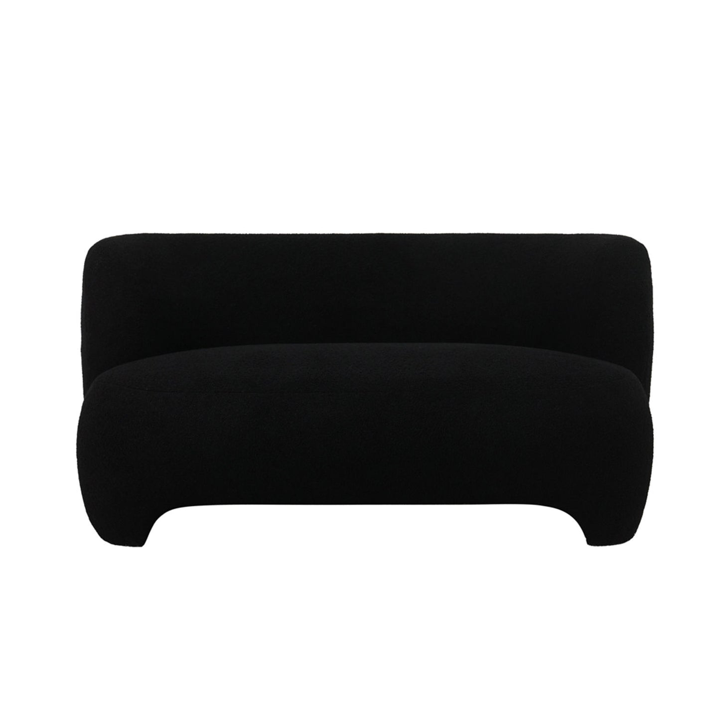 Canapé Leitmotiv Ardor teddy curl noir