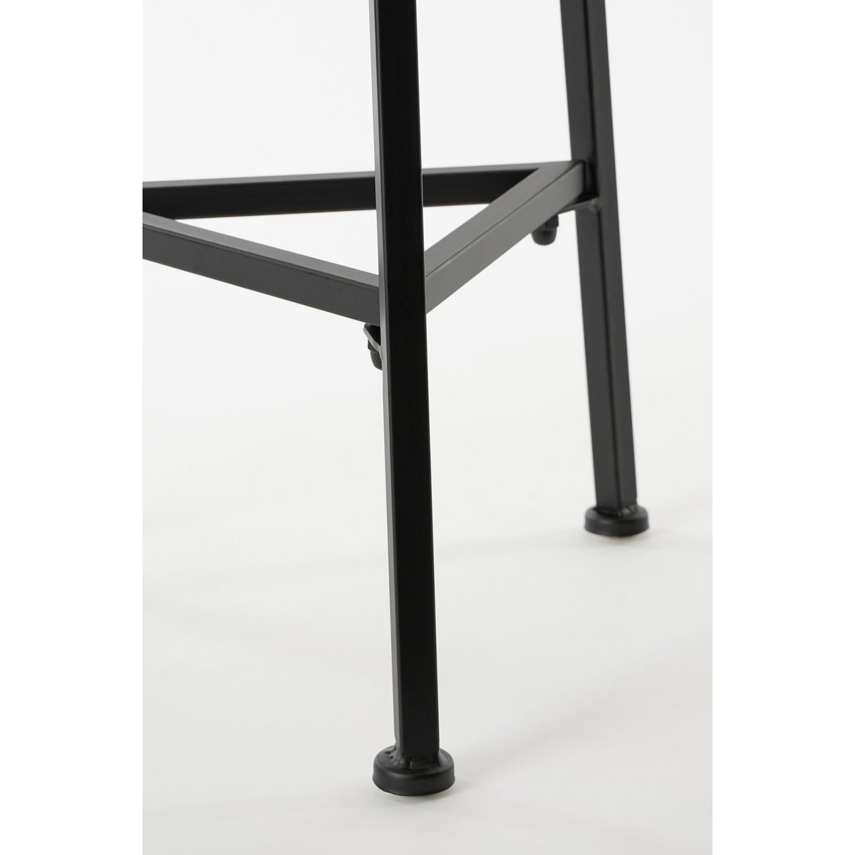 Table à plantes / H120 x Ø35 cm - Métal - Noir
