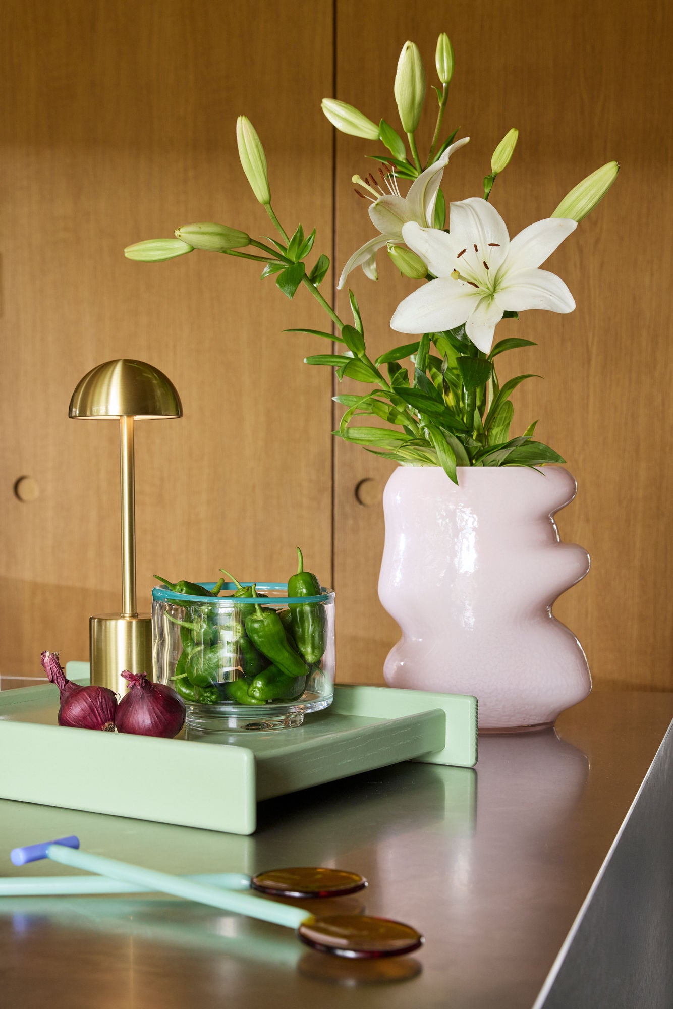 Hübsch Taten Lampe portative Laiton