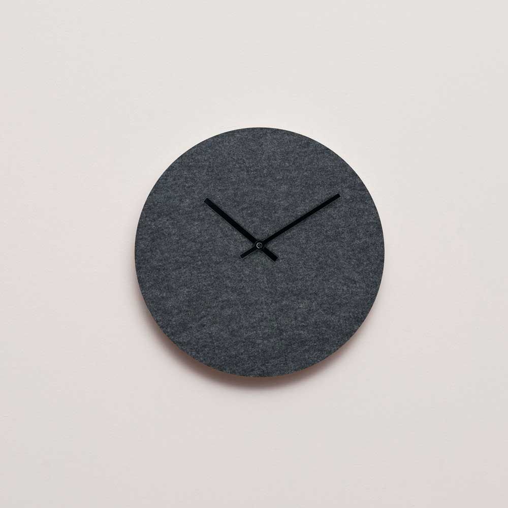 Hemverk Felt Gris Foncé - Horloge