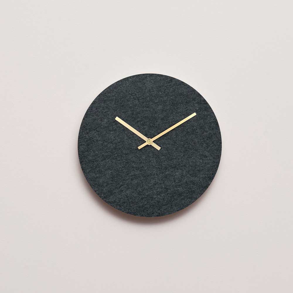 Hemverk Felt Gris Foncé - Horloge