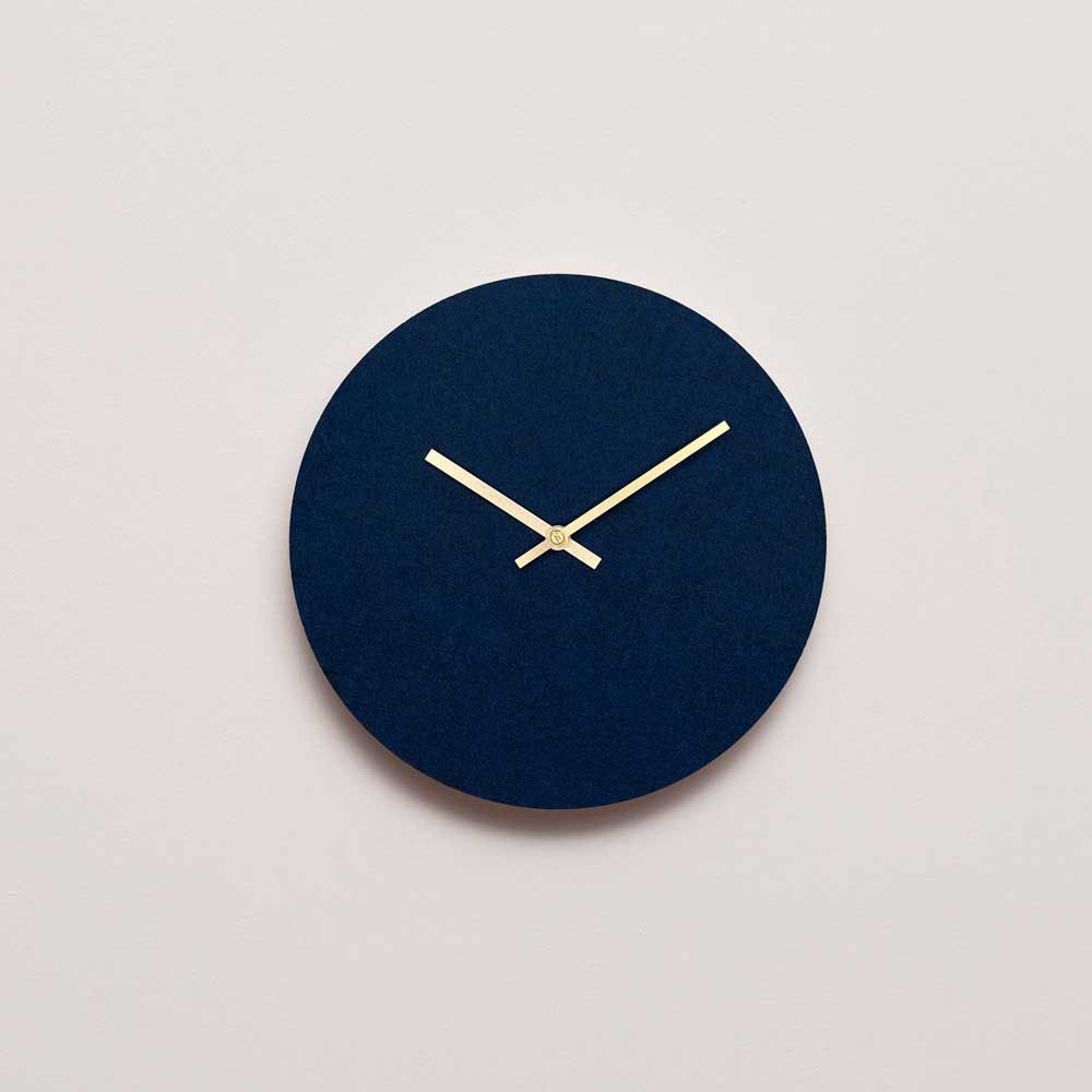 Hemverk Felt Bleu Foncé - Horloge