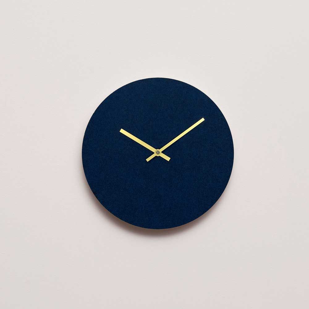 Hemverk Felt Bleu Foncé - Horloge