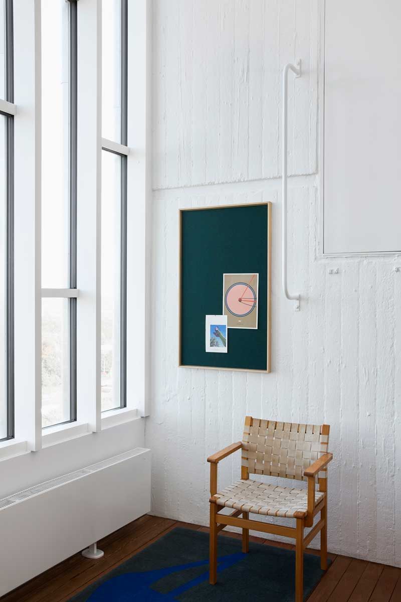 Tableau d'affichage Hemverk Recy. – Feutre vert foncé – 4 tailles.