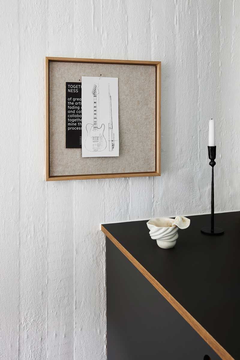 Tableau d'affichage Hemverk Recy – Feutre beige – 4 tailles.