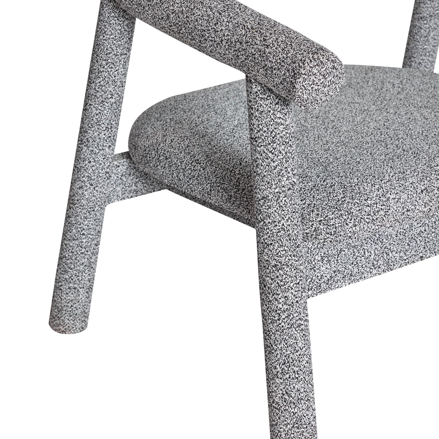 Hübsch Ouli Fauteuil lounge Gris clair chiné