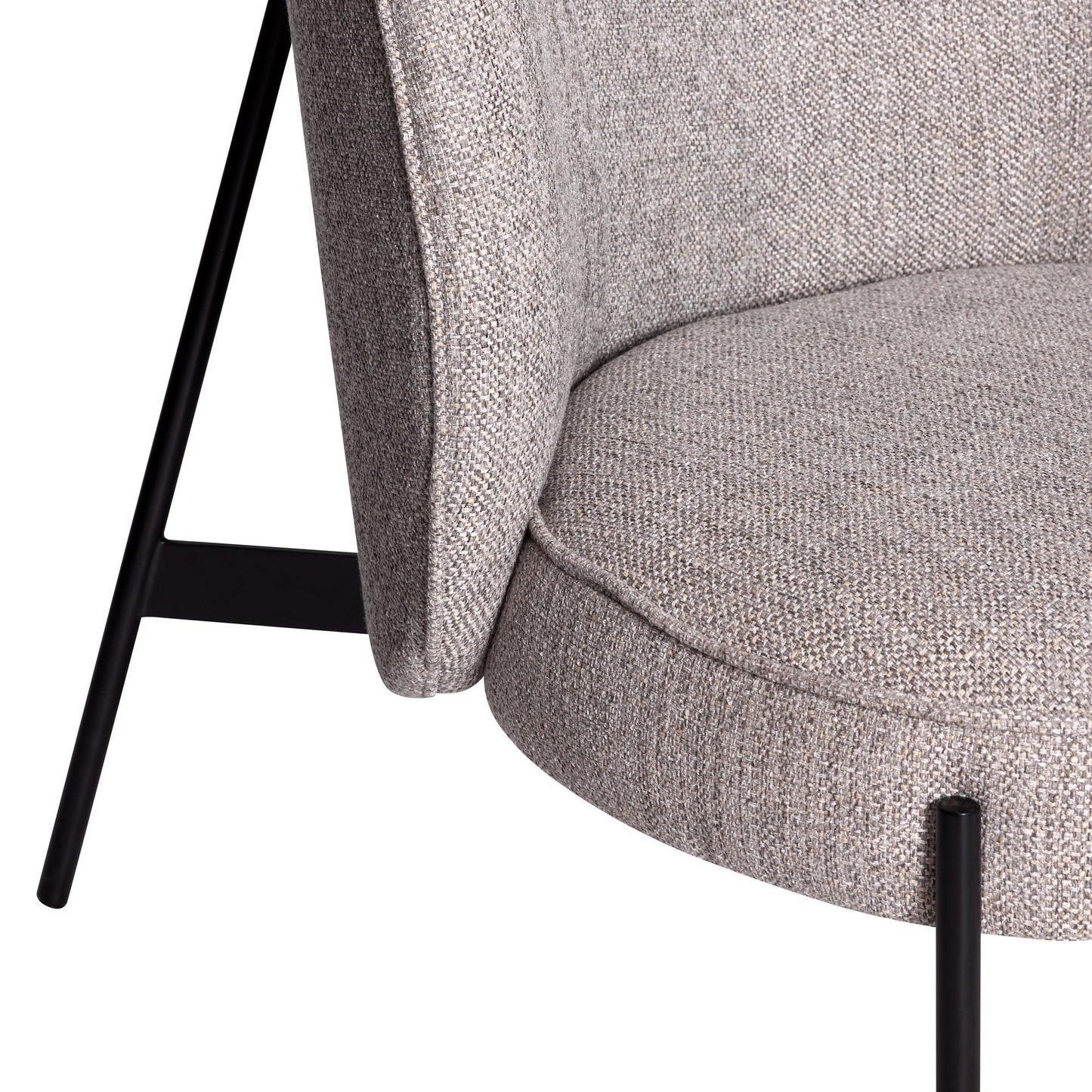 Hübsch Area Fauteuil lounge Gris clair