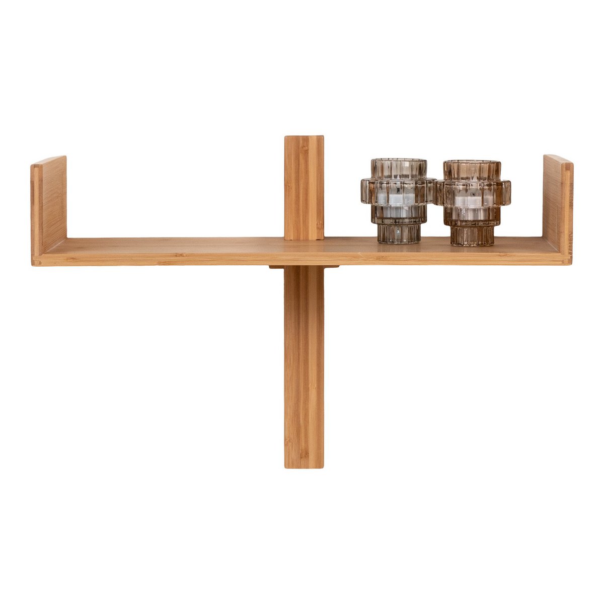 Villa Shelf - Etagère murale, bambou, naturel 50x36 cm
