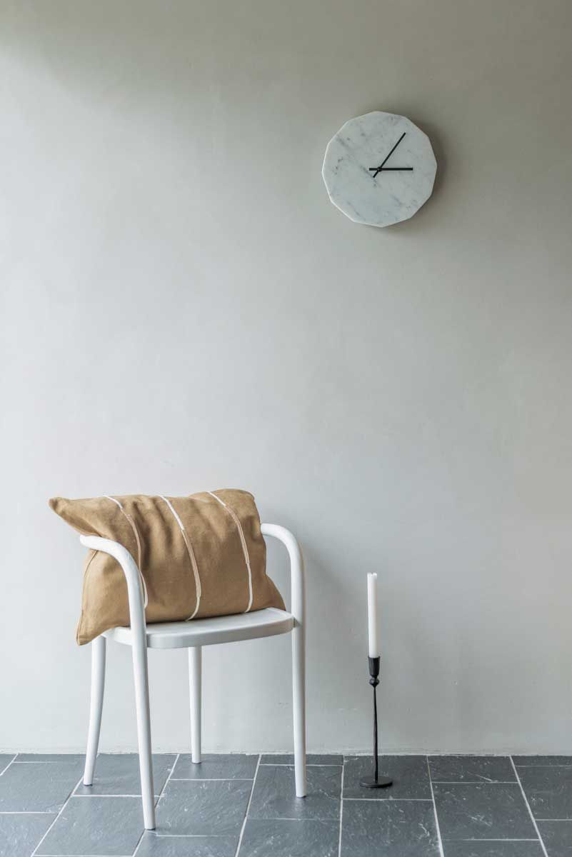 Horloge murale Hemverk DK Marbre Blanc – Ø28 cm