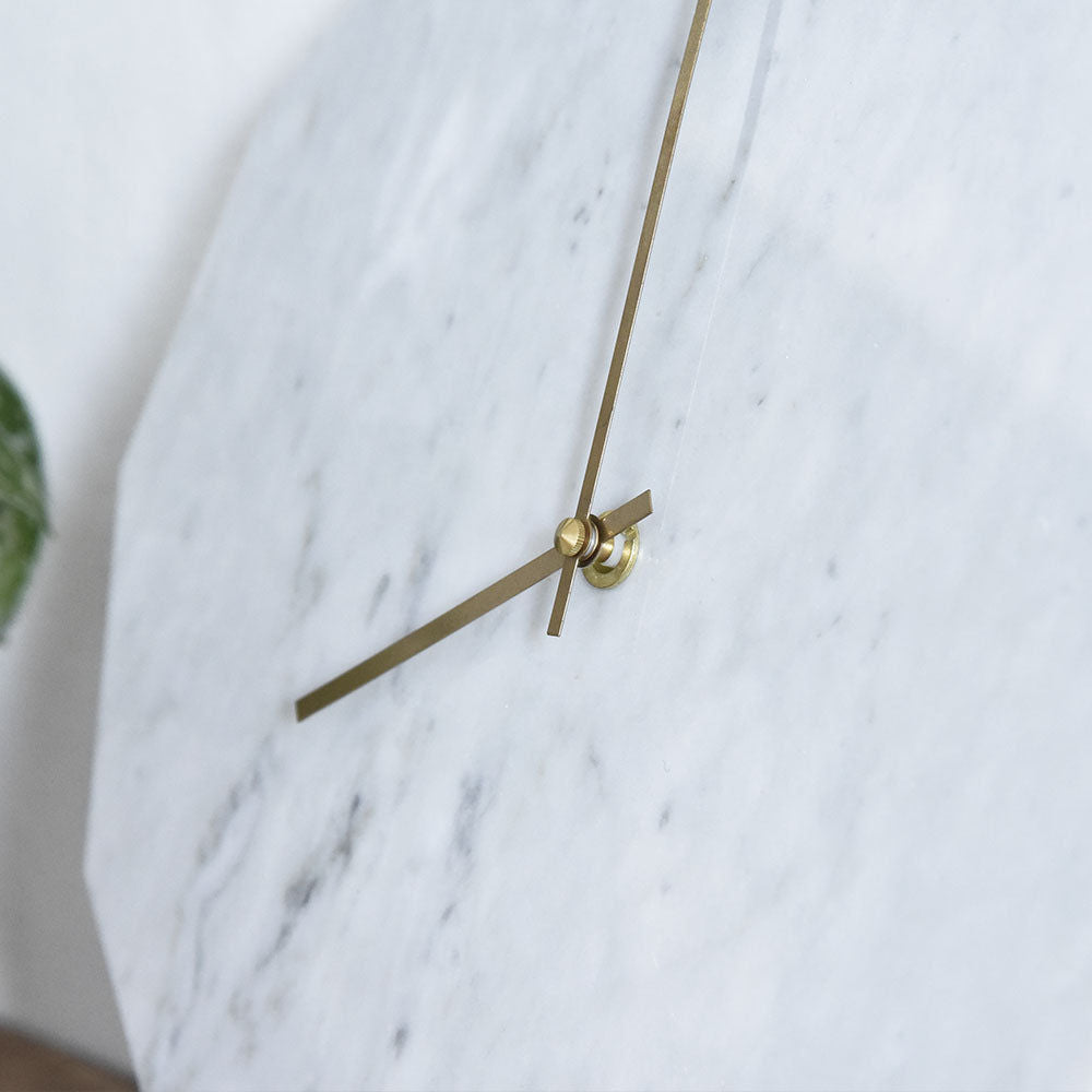 Horloge murale Hemverk DK Marbre Blanc – Ø28 cm