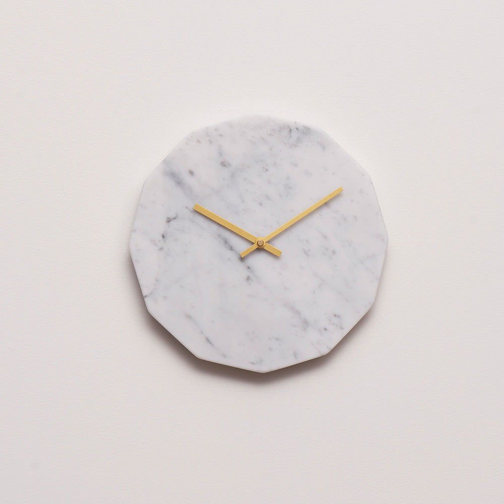 Horloge murale Hemverk DK Marbre Blanc – Ø28 cm