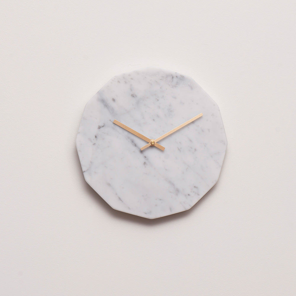 Horloge murale Hemverk DK Marbre Blanc – Ø28 cm