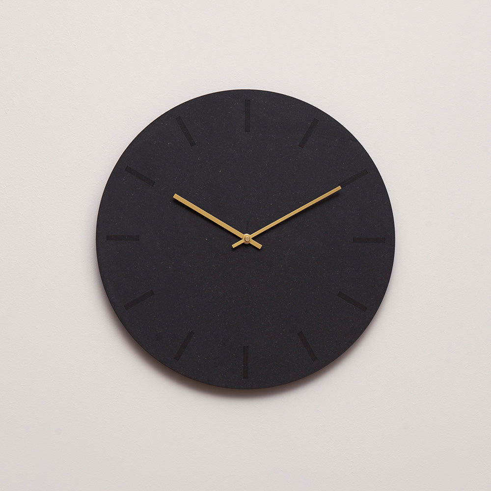 Horloge murale Hemverk DK Poudre Noir – Ø28/Ø38 cm