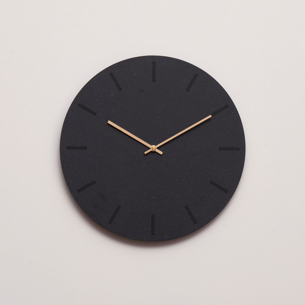 Horloge murale Hemverk DK Poudre Noir – Ø28/Ø38 cm