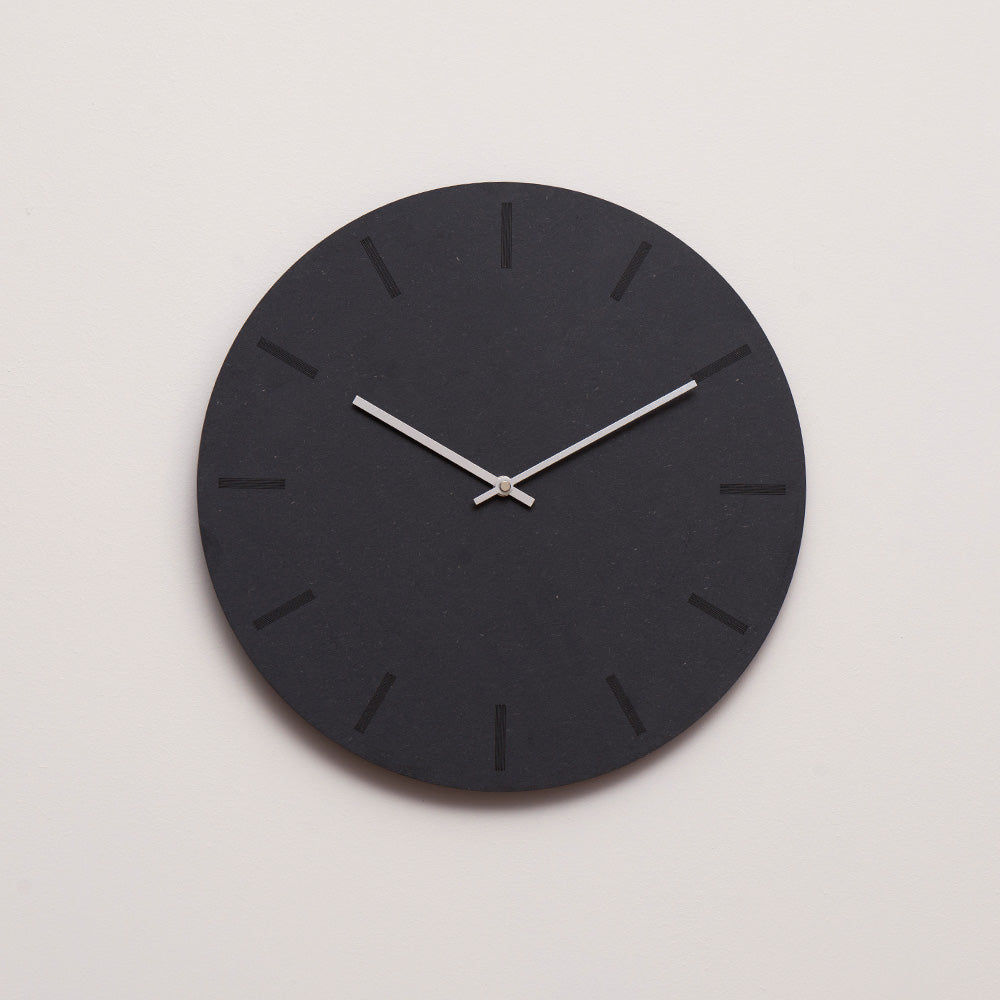 Horloge murale Hemverk DK Poudre Noir – Ø28/Ø38 cm
