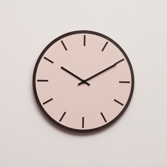 Horloge murale Hemverk DK Rose poudré – Ø28/Ø38 cm