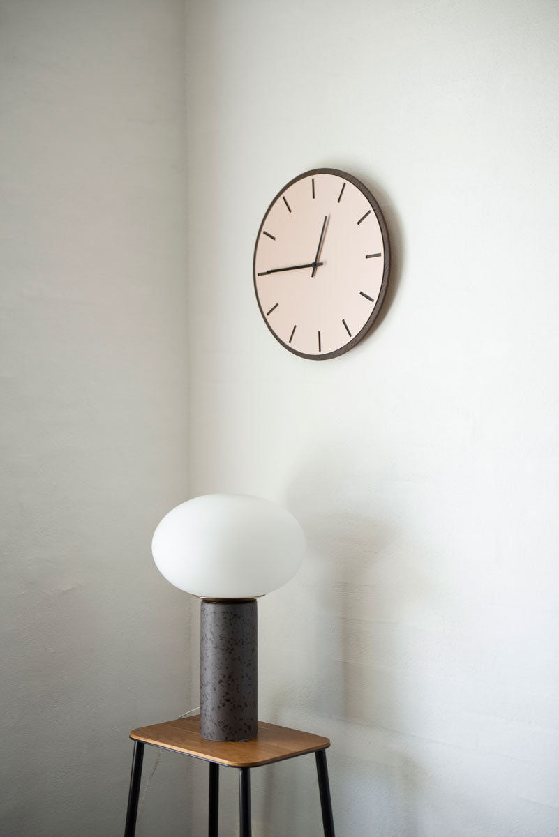 Horloge murale Hemverk DK Rose poudré – Ø28/Ø38 cm