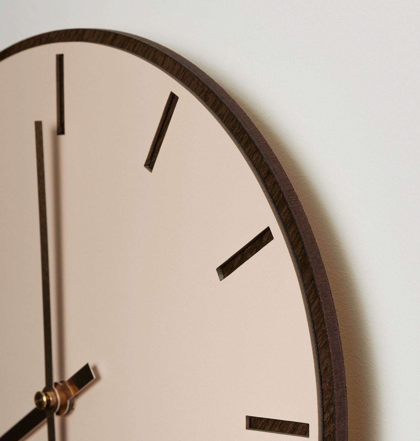 Horloge murale Hemverk DK Rose poudré – Ø28/Ø38 cm