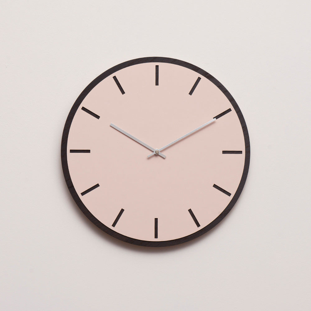 Horloge murale Hemverk DK Rose poudré – Ø28/Ø38 cm