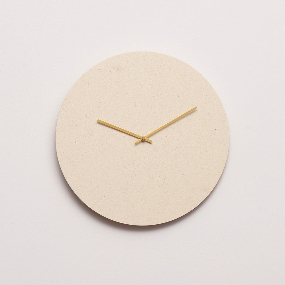 Horloge murale Hemverk Really couleur crème - Ø28cm/38cm