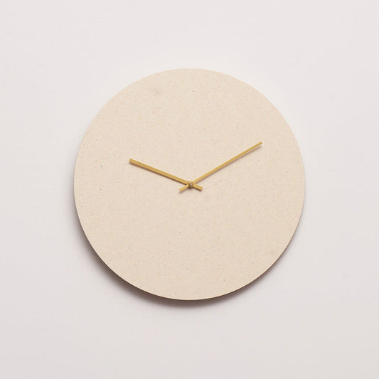 Horloge murale Hemverk Really couleur crème - Ø28cm/38cm