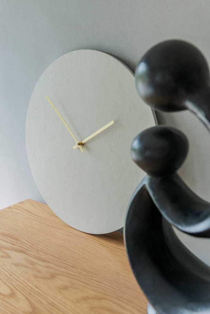 Horloge murale Hemverk Really couleur crème - Ø28cm/38cm