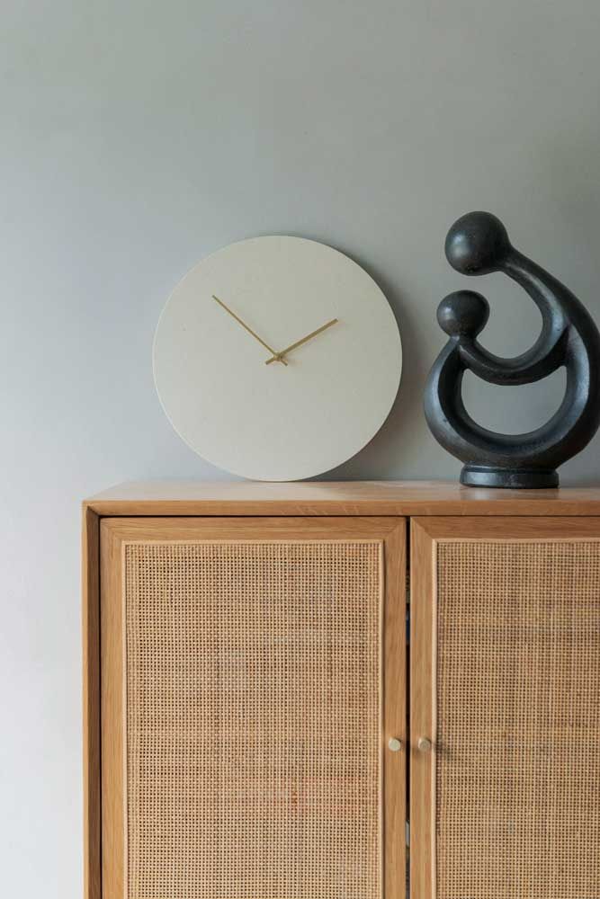 Horloge murale Hemverk Really couleur crème - Ø28cm/38cm