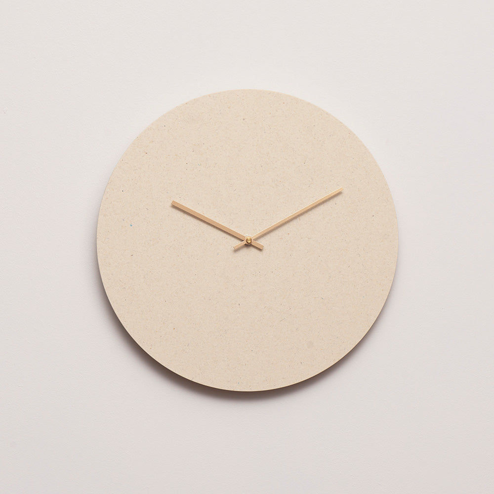 Horloge murale Hemverk Really couleur crème - Ø28cm/38cm