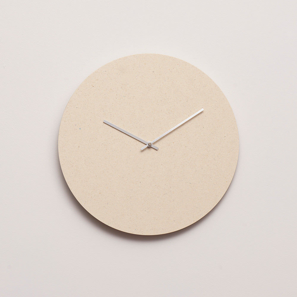 Horloge murale Hemverk Really couleur crème - Ø28cm/38cm