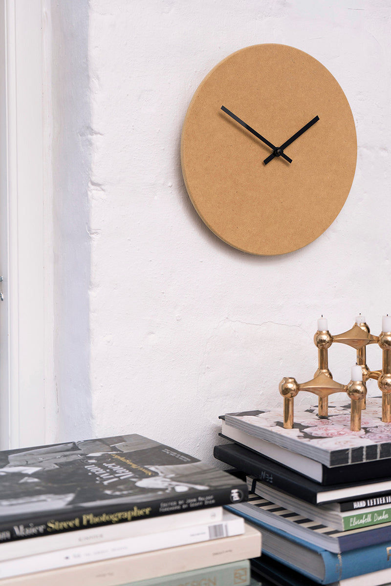 Horloge murale Hemverk DK Shape Jaune – Ø28/Ø38 cm