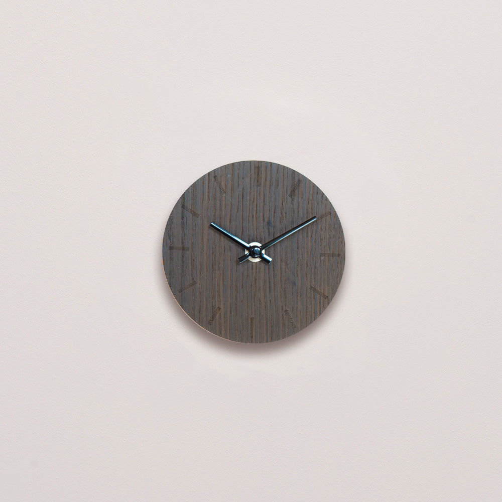 Horloge Hemverk chêne foncé - Ø12cm