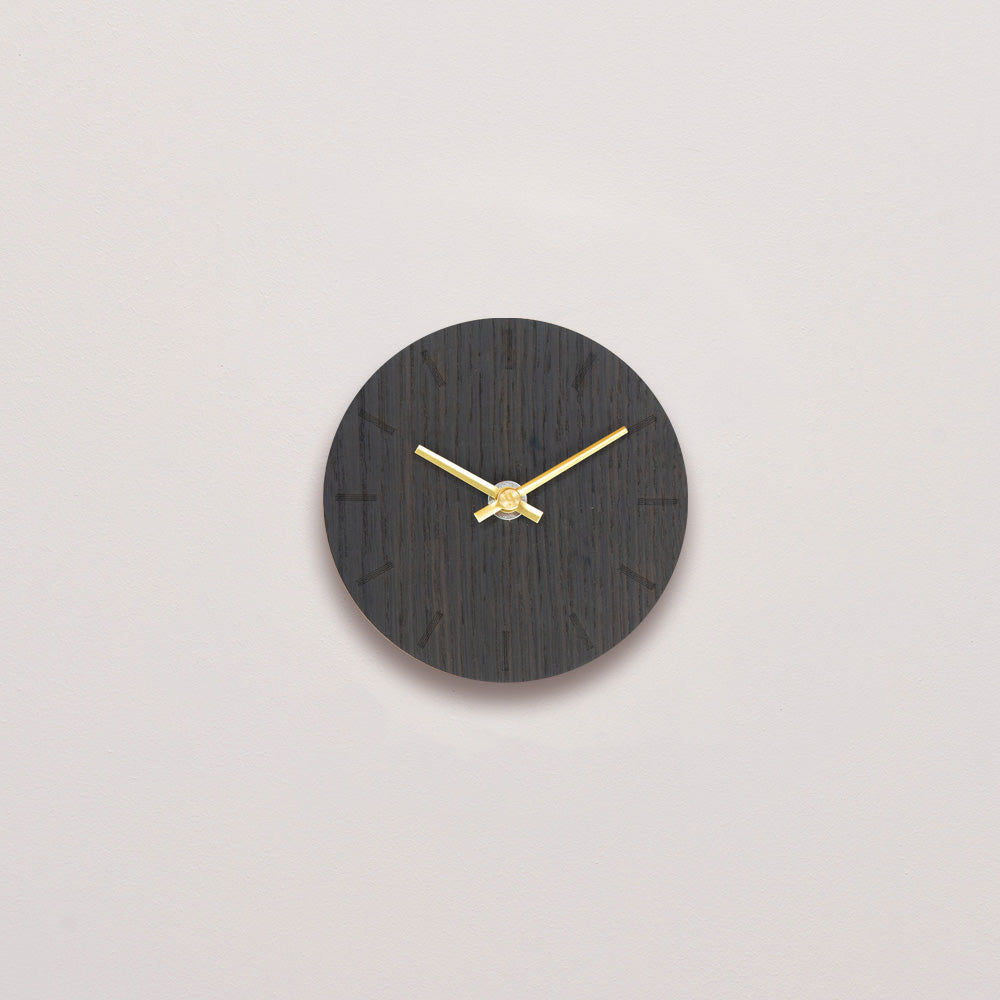 Horloge Hemverk chêne foncé - Ø12cm
