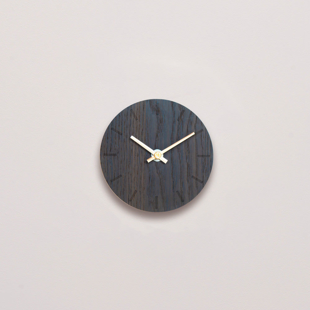 Horloge Hemverk chêne foncé - Ø12cm