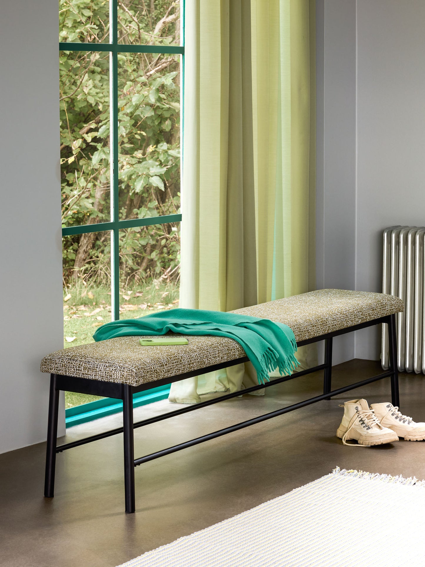 Hübsch Long Banc Vert Clair