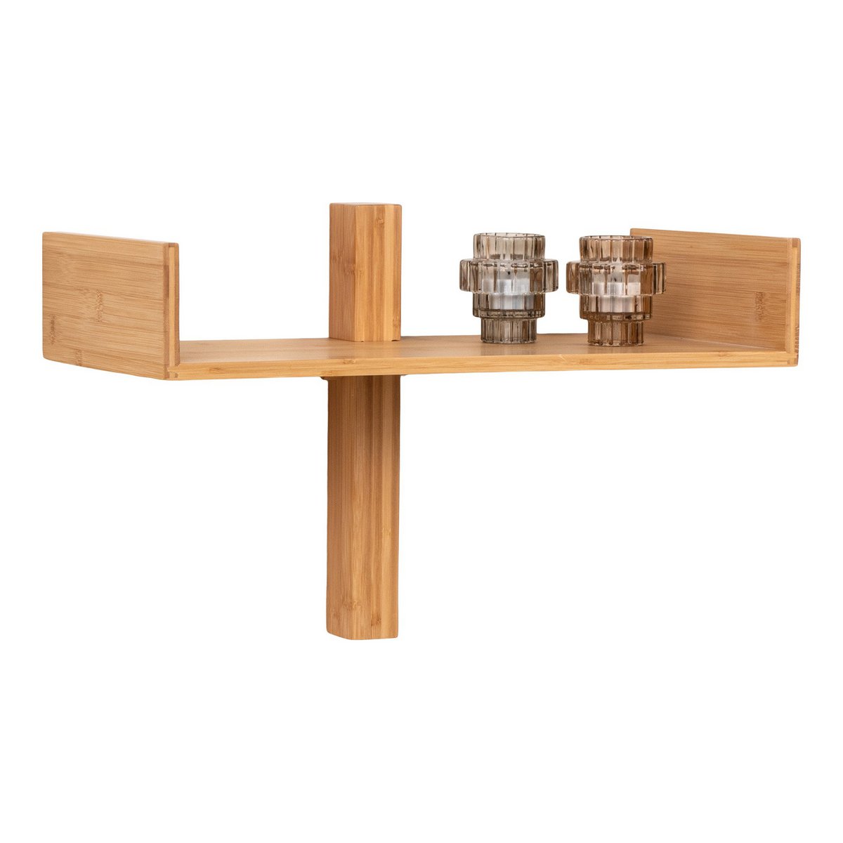 Villa Shelf - Etagère murale, bambou, naturel 50x36 cm