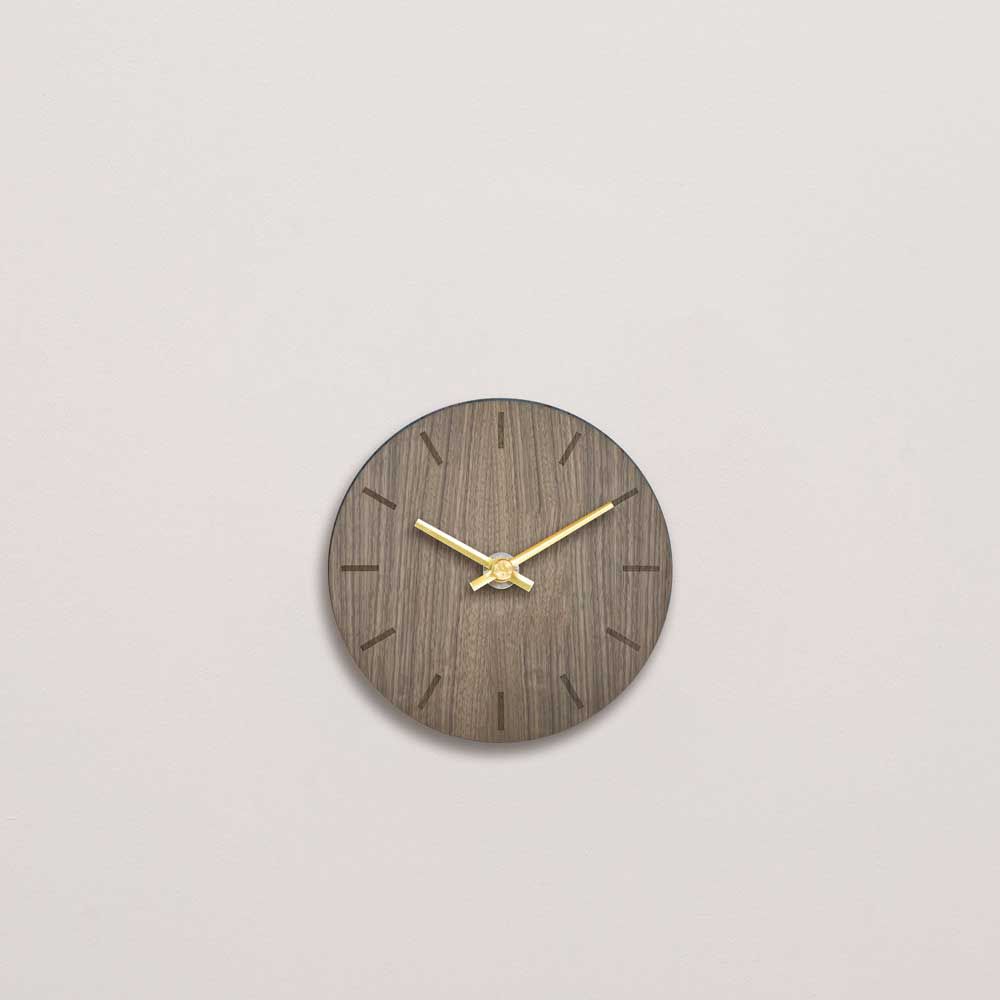 Hemverk Walnut - Ø12cm - Horloge